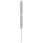 tête de lit capitonnée gris clair 80 cm en velours
