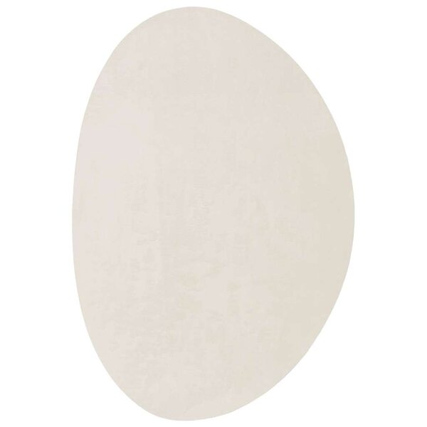 vidaXL Tapis HUARTE Crème 120 x 170 cm Polyester