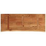 vidaXL Dessus de table 100x40x3 8 cm rectangulaire bois massif acacia
