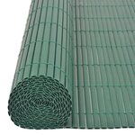 vidaXL Clôture de jardin Double face PVC 90 x 500 cm Vert