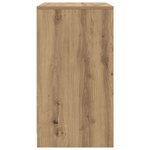 vidaXL Buffet Chêne artisanal 70x41x75 cm Bois d'ingénierie