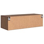 vidaXL Cabinet en Bois Chêne brun 100 5 x 39 x 30 cm Bois d'ingénierie