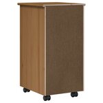vidaXL Cabinet roulant 34 x 39 x 65 5 cm Bois de Pin Massif