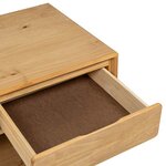vidaXL Table basse SAUDA chêne 99x55x45 cm bois de pin massif