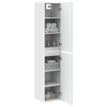 vidaXL Cabinet de Salle de Bain Mural Blanc brillant
