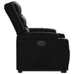 vidaXL Fauteuil inclinable électrique noir similicuir
