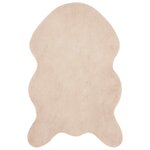 vidaXL Tapis en Fourrure Synthétique de Lapin Olite Taupe 50 x 80 cm