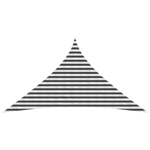 vidaXL Voile d'ombre Anthracite et blanc 3 x 3 x 4 2 m HDPE