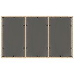 Ensemble de salle à manger de jardin 7 pièces avec coussins beige en poly rotin