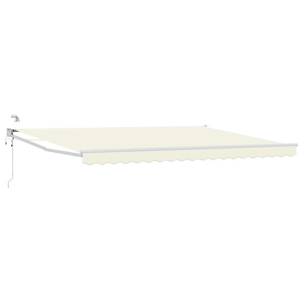 vidaXL Auvent rétractable électrique Crème 4 x 2 m