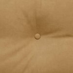 vidaXL Coussin de Dos Marron 100 x 24 x 50 cm Velours