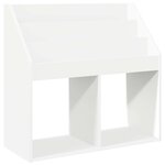 vidaXL Bibliothèque pour enfants Blanc 72 5 x 29 5 x 69 cm