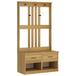 vidaXL Portemanteau SANDNES 87x40x159 5 cm bois massif pin
