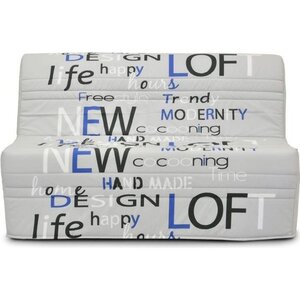 Banquette BZ - Tissu Anthracite - 143 x 97 x 89 cm - Joe