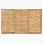 vidaXL Table Batavia 85x85x75 cm Bois de teck solide