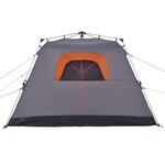 vidaXL Tente de camping cabine 4 personnes libération rapide