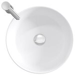 vidaXL Lavabo de salle de bains Chrome 40 5 x 40 5 x 15 5 cm métal