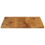 vidaXL Dessus de table 90x80x3 8 cm rectangulaire bois massif manguier
