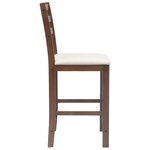 vidaXL Chaises de salle à manger 2 Pièces Marron Clair