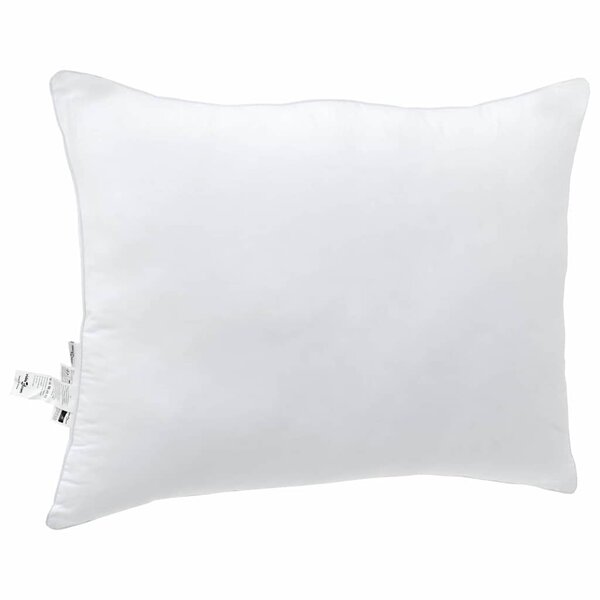 vidaXL Oreiller avec oreiller Blanc Coton et polyester