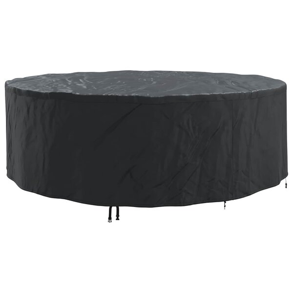 vidaXL Housse pour meubles 279 x 279 x 105 cm Tissu Oxford 420D Rond