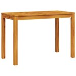 Set de jardin 3 pièces en bois d'acacia