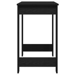 vidaXL Bureau noir 100x45x75 cm bois d'ingénierie