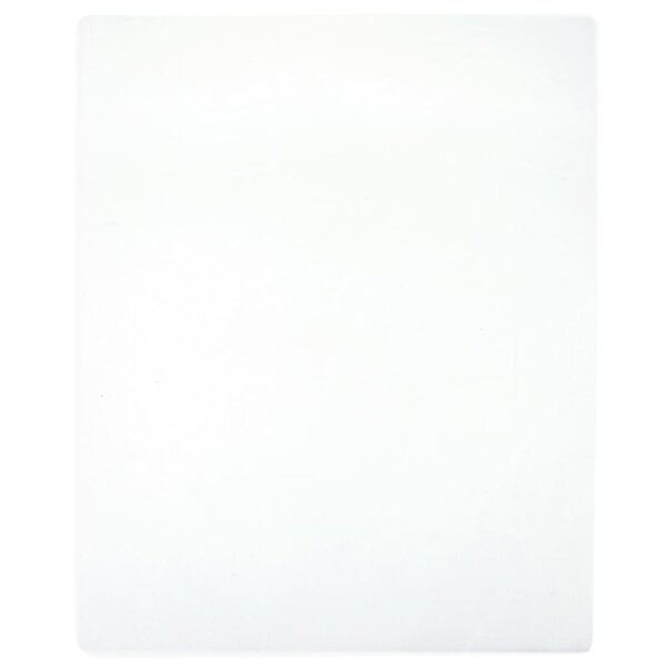 vidaXL Draps-housses Jersey 2 Pièces Blanc 180x200 cm Coton