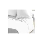 Drap Plat 100  coton 240 x 300 cm blanc