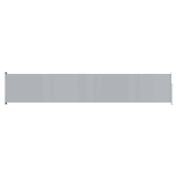 vidaXL Auvent latéral rétractable de patio 117x600 cm Gris