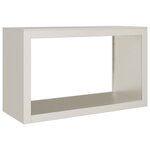VidaXL Étagère à bois 100x40x60 cm acier résistant aux intempéries
