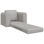 vidaXL Canapé Lit 2-en-1 Gris Nuage 98x71x83 cm Tissu