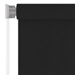 vidaXL Store roulant d'extérieur 180x140 cm Noir