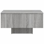 vidaXL Table basse Sonoma gris 60x60x31 5 cm Bois d'ingénierie