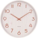 Horloge en bois pure 40 cm