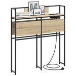 vidaXL Tête de lit de rangement Chêne sonoma 100 cm Bois d'ingénierie