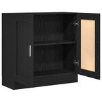 vidaXL Meuble de Bibliothèque Chêne noir 82.5 x 30.5 x 80 cm