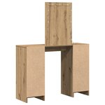 vidaXL Table de Toilette Marron 102 x 33 x 135 cm Bois d'ingénierie