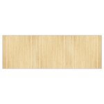vidaXL Tapis rectangulaire naturel clair 100x300 cm bambou