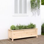 vidaXL Lit surélevé de jardin 119 5x40x39 cm bois de pin massif