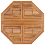 vidaXL Ensemble à manger d'extérieur pliable 5 Pièces Bois solide de teck