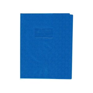 Protège-cahier Grain Losange 18/100ème 17x22 bleu CALLIGRAPHE