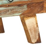 vidaXL Meuble TV Multicolore 110x30x40 cm Bois massif de récupération