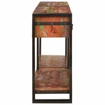 vidaXL Tables console avec tiroir 2 Pièces Multicolore 161 x 33 x 75 cm