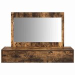 vidaXL Table de Toilette Marron 100 x 40 x 70 cm Bois d'ingénierie