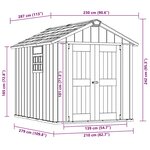 Keter Abri de jardin Oakland 759 anthracite