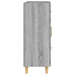 vidaXL Buffet sonoma gris 69 5x34x90 cm bois d'ingénierie