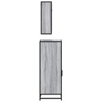 vidaXL Ensemble de meubles de salle de bain 3 Pièces Sonoma gris