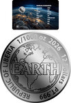 Pièce de monnaie en Platine 12 Dollars g 0.031 (1/1000 oz) Millésime 2026 Planet EARTH (PRÉCOMMANDE)