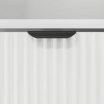 vidaXL Meuble de salle de bain haut Blanc 31.5 x 33 x 190 cm